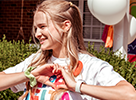 Kappa Delta Collegian on bid day